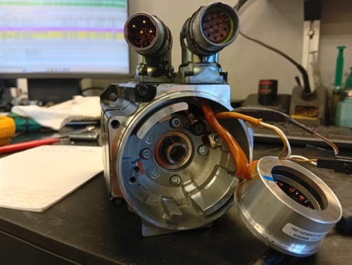 riparazione dell’encoder del motore dopo un temporale