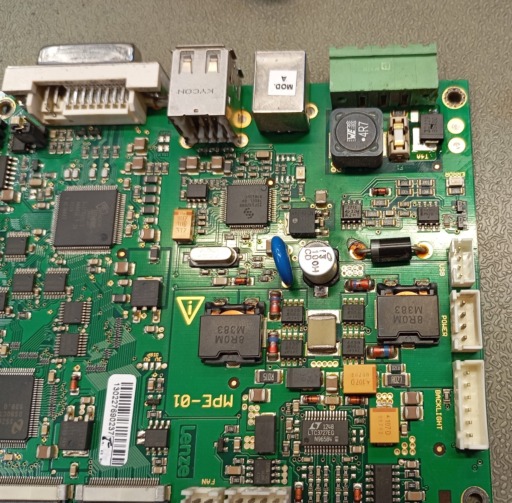 Riparazione del pannello Lenze MP5000